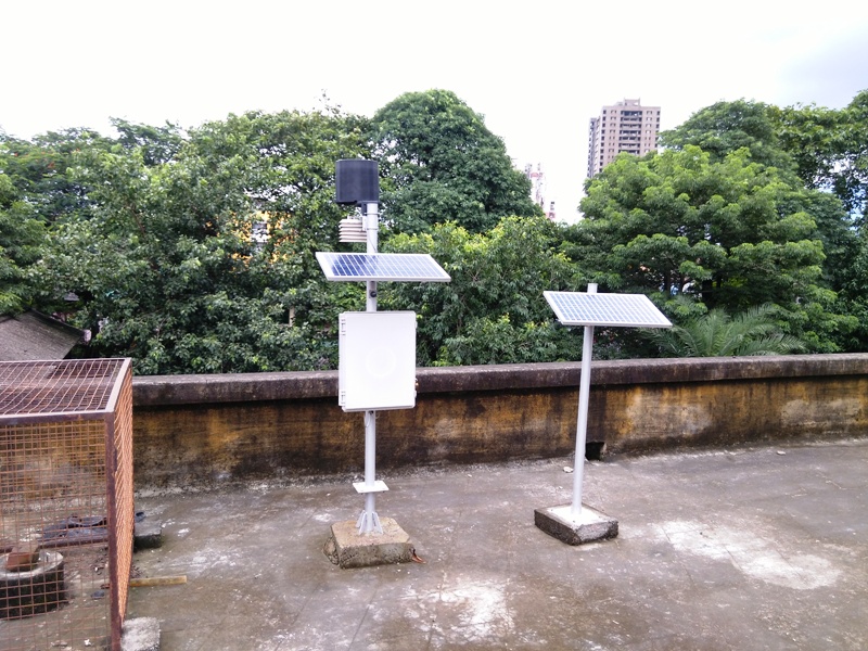 Rainfall sensor at Palmer Bridge (Bazar) Pumping Station